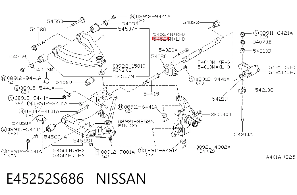 E45252S686 Nissan/Infiniti