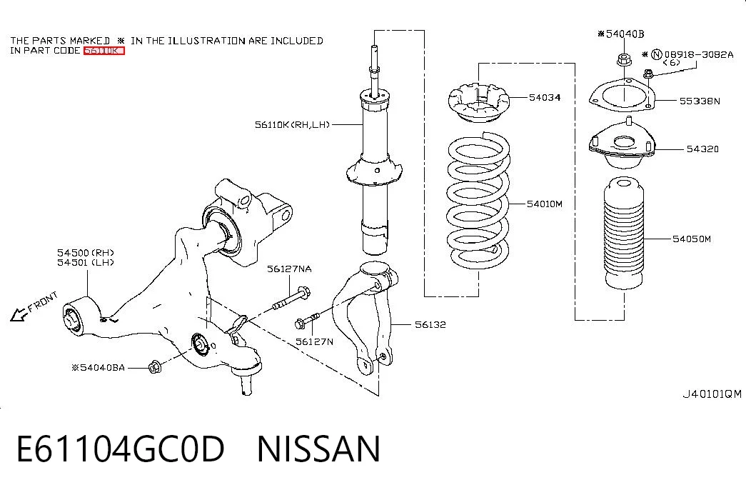 E61104GC0D Nissan/Infiniti
