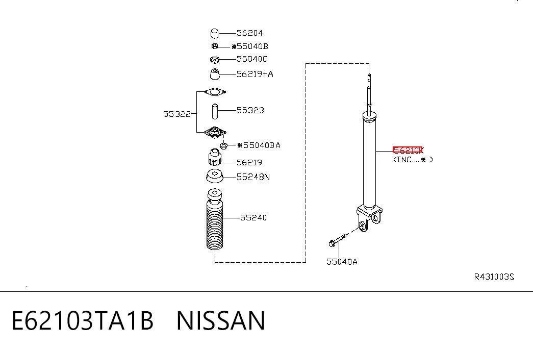 Compre Amortecedor traseiro Nissan Altima 