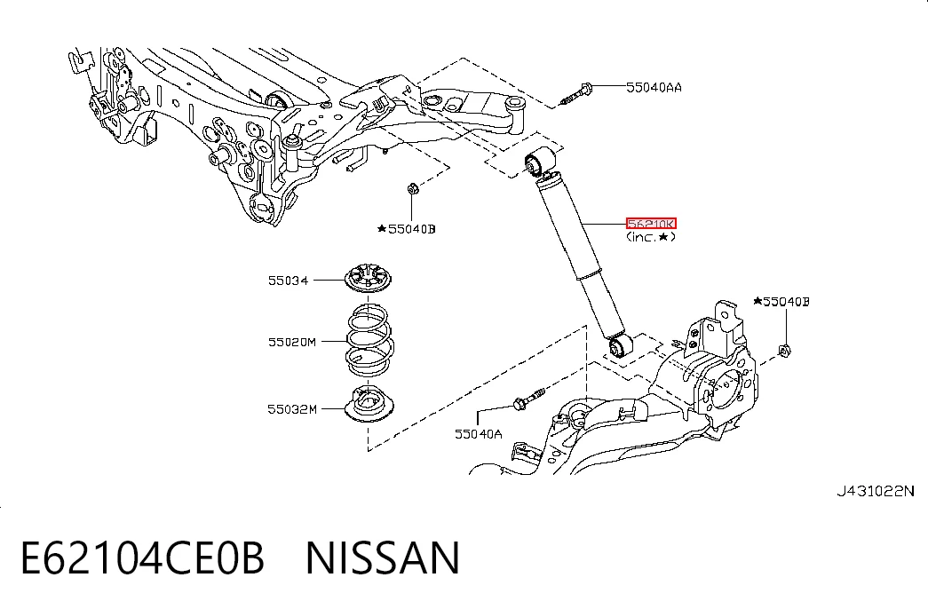 E62104CE0B Nissan/Infiniti