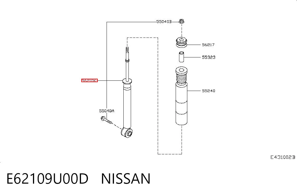 E62109U00D Nissan/Infiniti