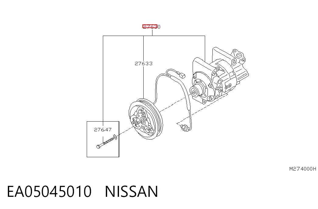 926007M500 VAG Compressor de aparelho de ar condicionado