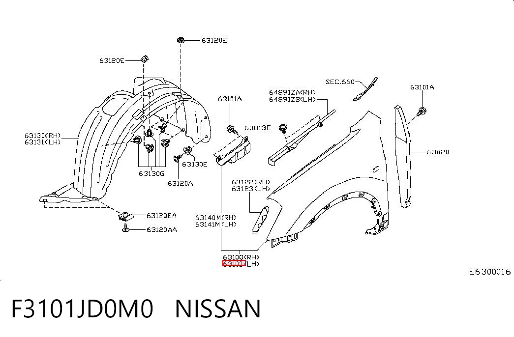 F3101JD0M0 Nissan/Infiniti