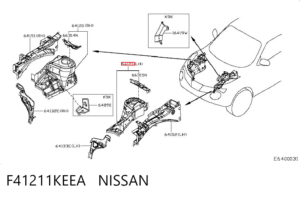 F41211KEEA Nissan/Infiniti