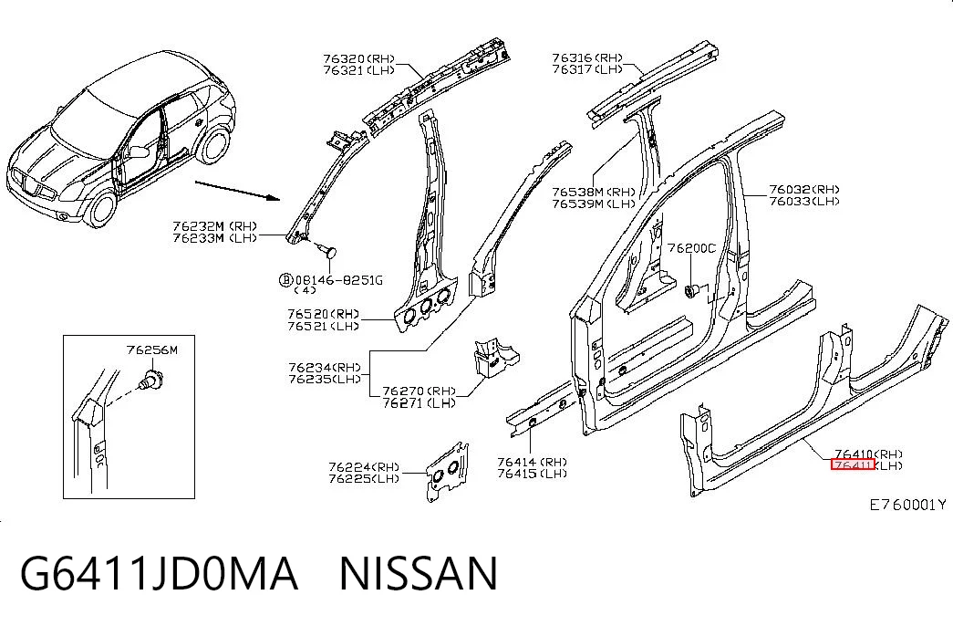 G6411JD0MA Nissan/Infiniti