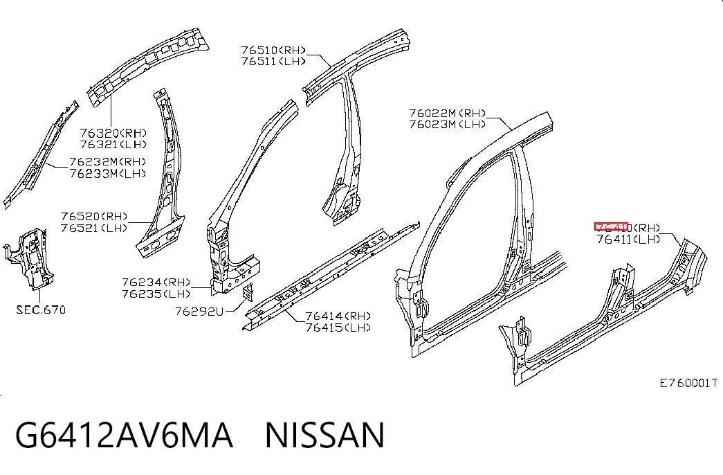 G6412AV6MA Nissan/Infiniti