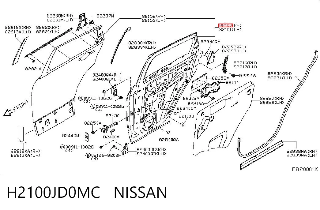 H2100JD0MC Nissan/Infiniti