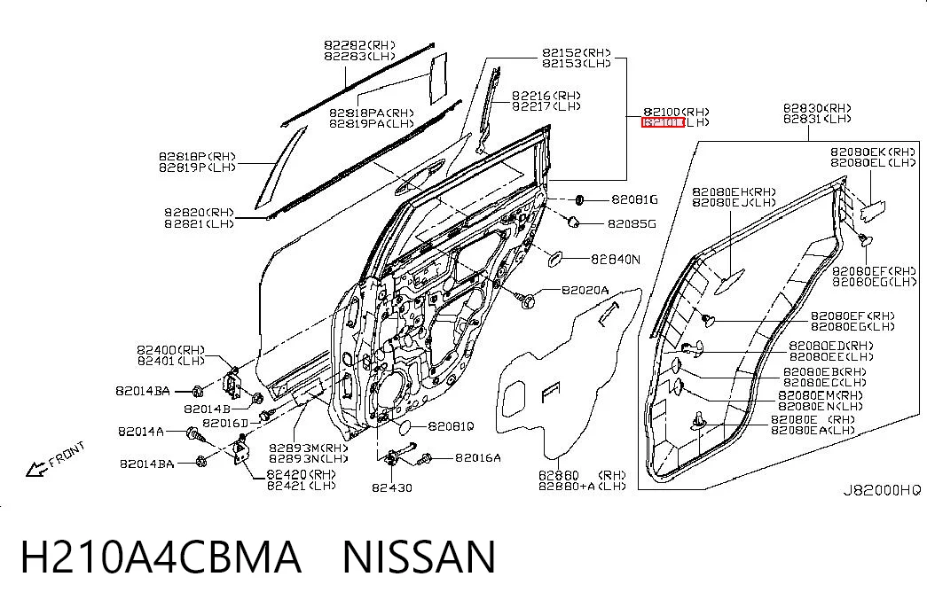 H210A4CBMA Nissan/Infiniti