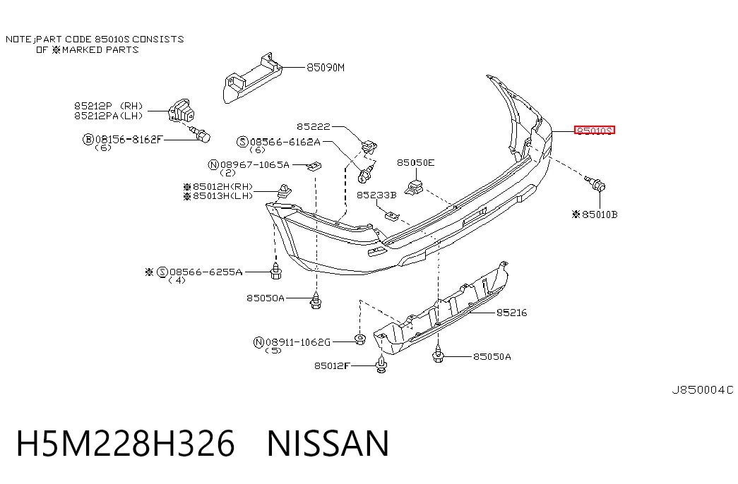 H5M228H326 Nissan/Infiniti