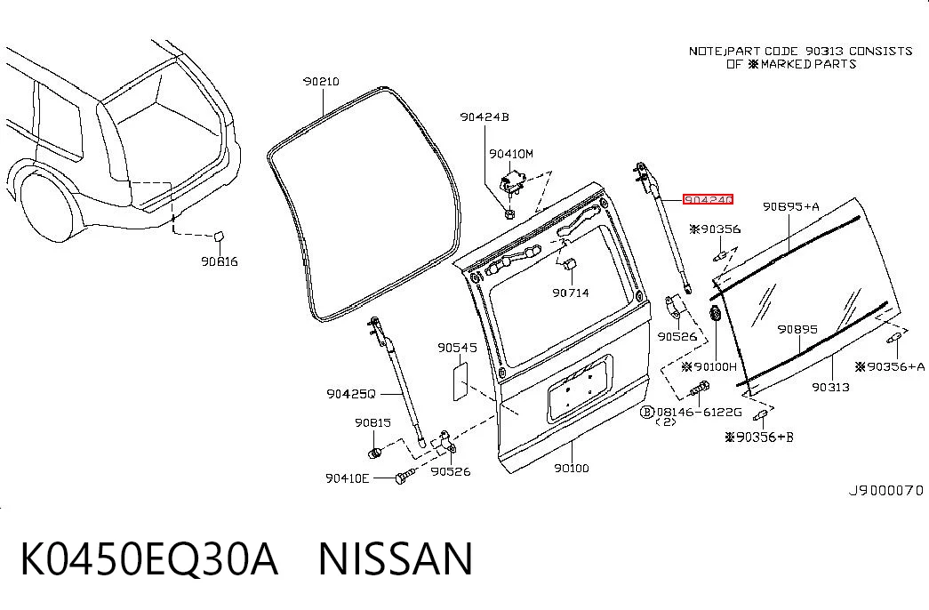 K0450EQ30A Nissan/Infiniti