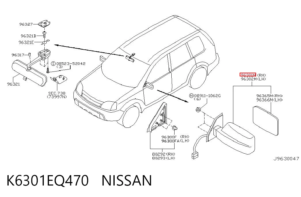 K6301EQ470 Nissan/Infiniti