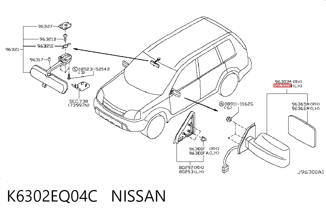 K6302EQ04C Nissan/Infiniti