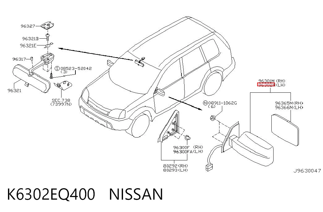 K6302EQ400 Nissan/Infiniti