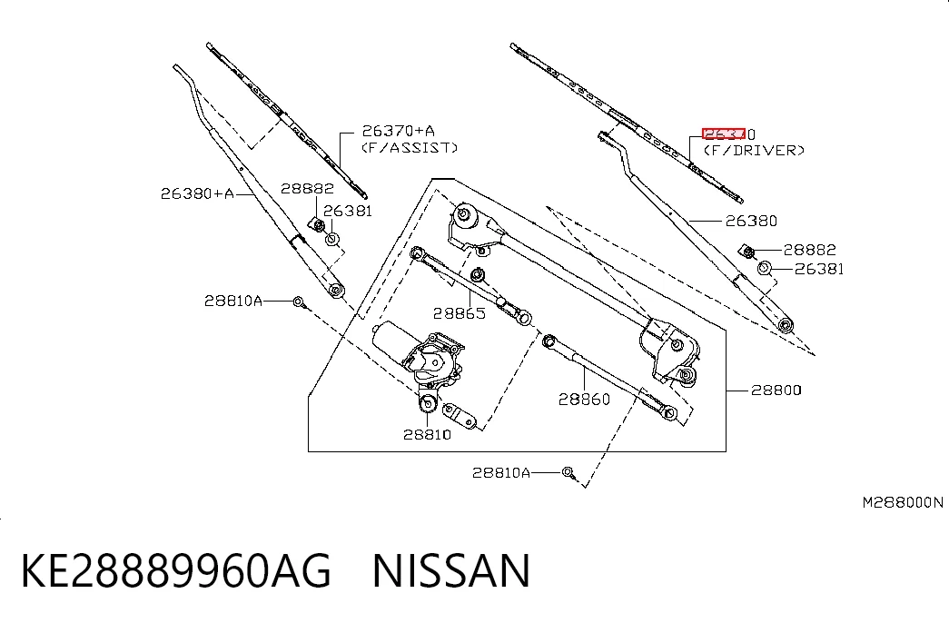 KE28889960AG Nissan/Infiniti