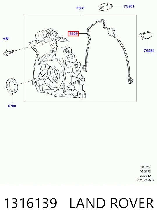 1316139 Land Rover