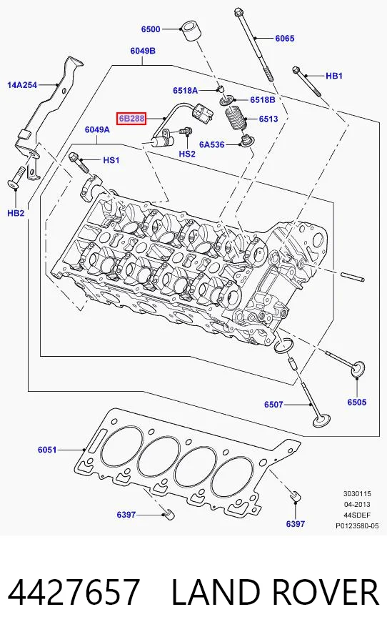 Sensor de posição da árvore distribuidora Land Rover Discovery III LR3