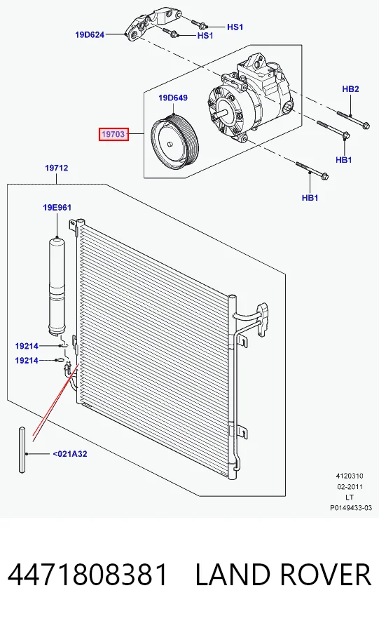 Compre 4324KS1 Polcar Compressor de aparelho de ar condicionado