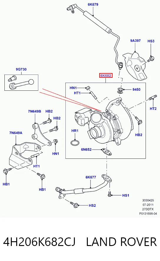 Turbina Land Rover Discovery III LR3