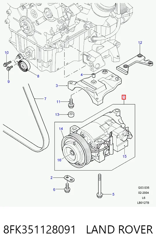 Compre 4472208060 Rover Compressor de aparelho de ar condicionado