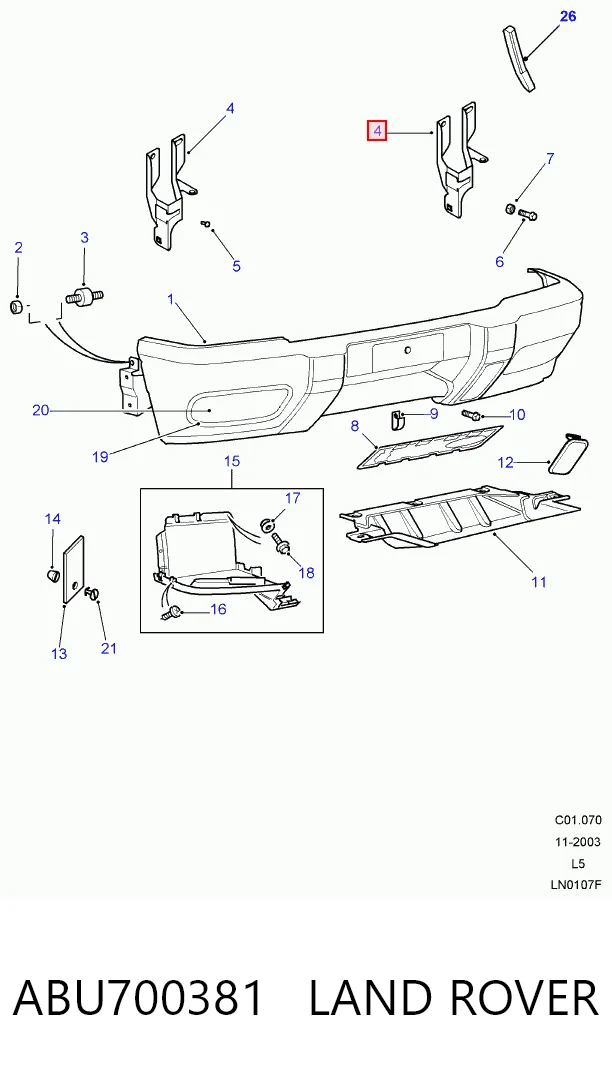 ABU700381 Land Rover