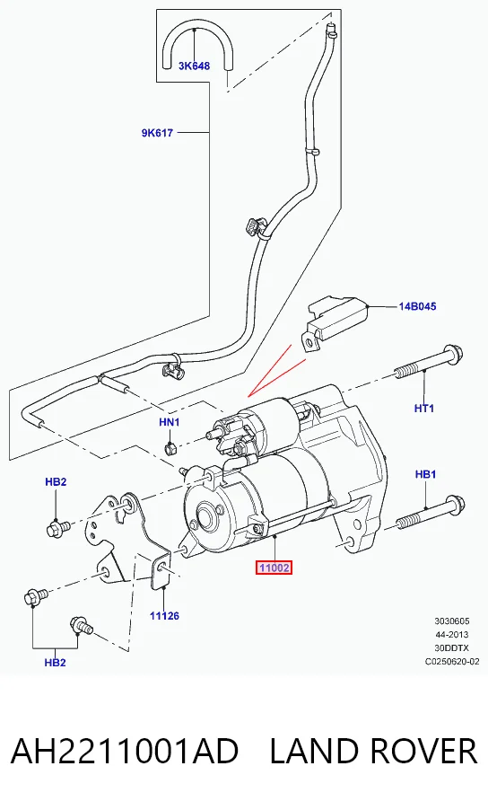 Compre Motor de arranco Land Rover Range Rover 