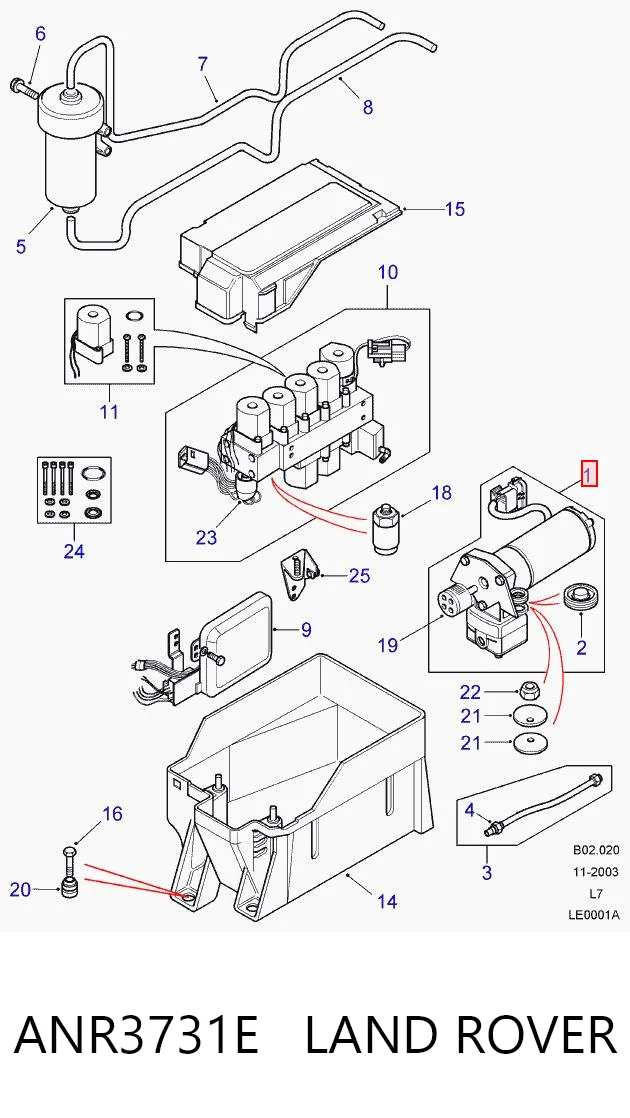 Compre REC28AS0503 Amity AP Compressor de bombeio pneumático (de amortecedores)