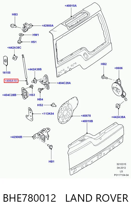 BHE780012 Land Rover