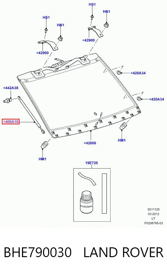 Amortecedor de tampa de porta-malas (de 3ª/5ª porta traseira) Honda 74820TYFJ010 preço, a partir de 10,24 USD