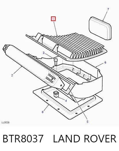  Filtro de salão Land Rover Range Rover II SUV (LP, P38A) (1994 - 2002) II