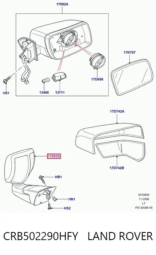 CRB502290HFY Land Rover