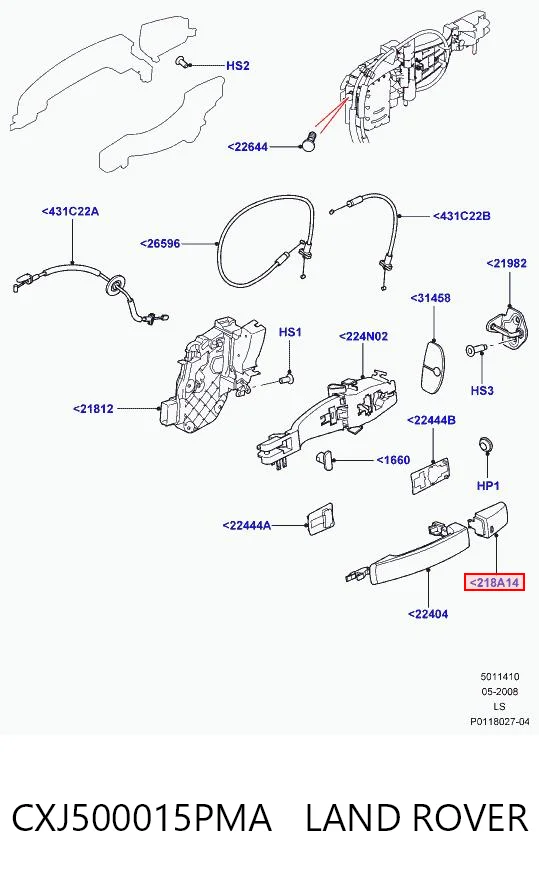 CXJ500015PMA Land Rover