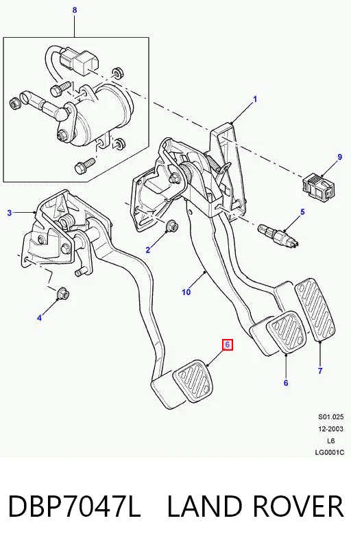 DBP7047L Land Rover