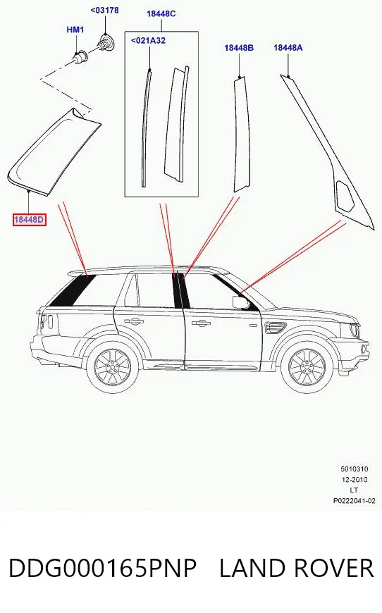 DDG000165PNP Land Rover 