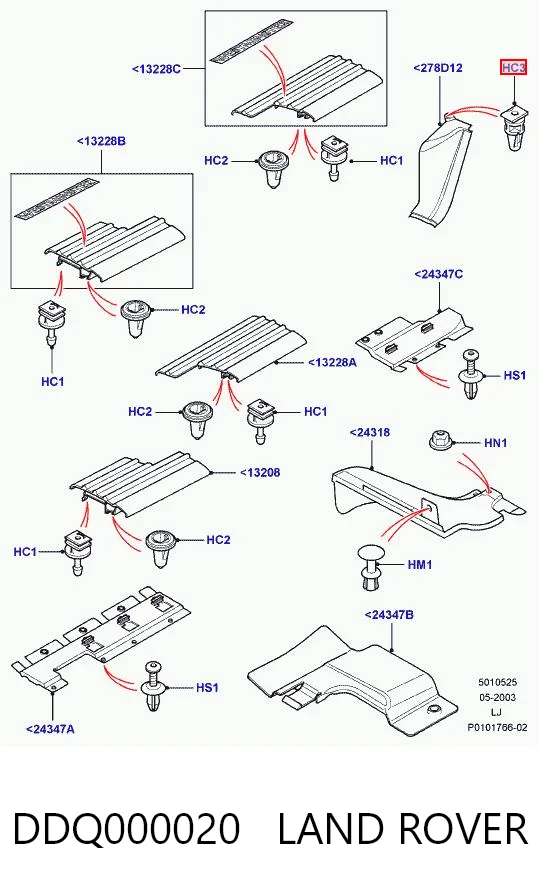 DDQ000020 Land Rover