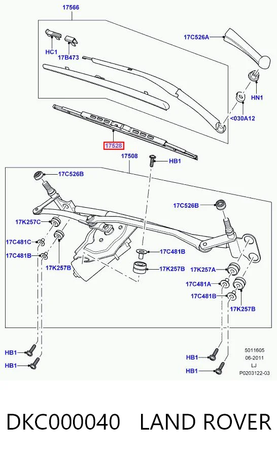 DKC000040 Land Rover