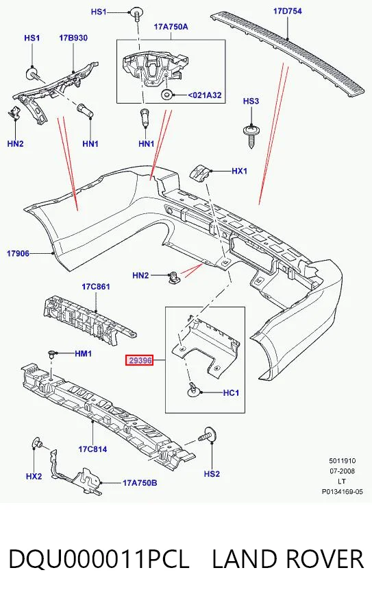 DQU000011PCL Land Rover