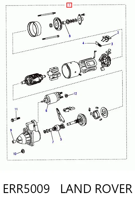 Motor de arranco NAD500210 Ford
