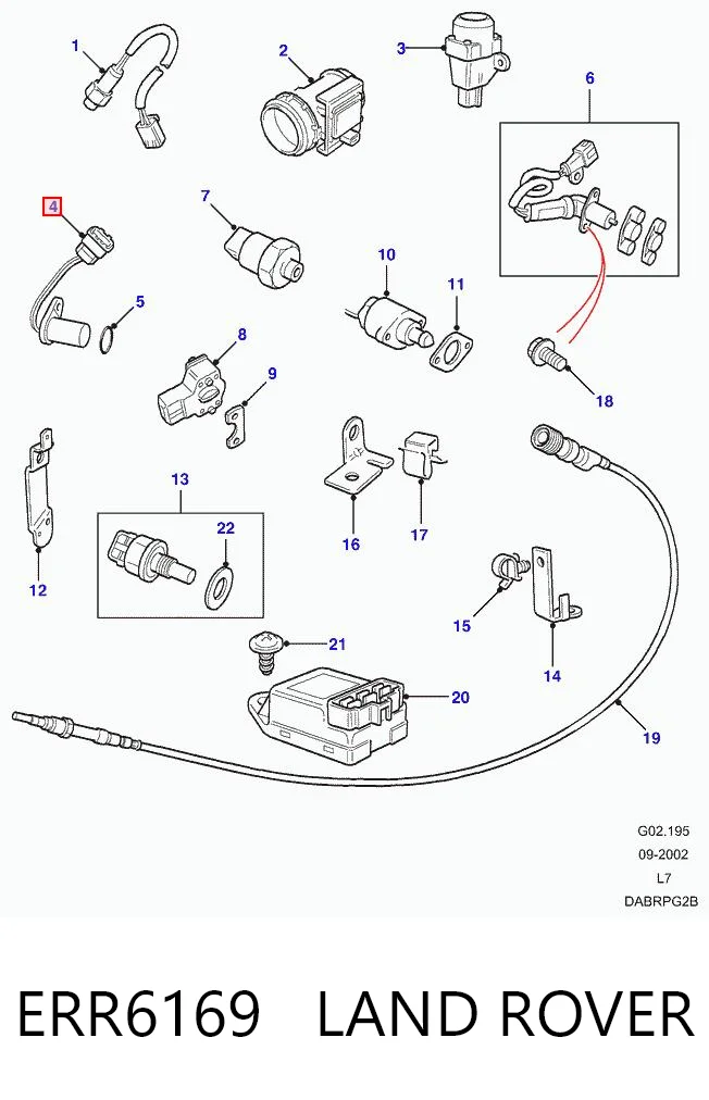 Compre Sensor de posição da árvore distribuidora Land Rover Range Rover 2
