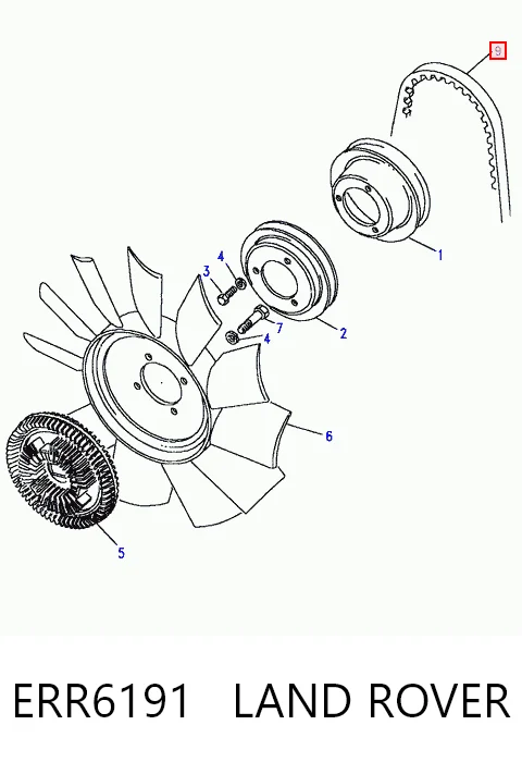 Correia dos conjuntos de transmissão Subaru Outback IV B14, BR