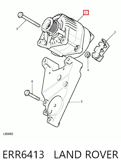 ERR6413 Land Rover Gerador