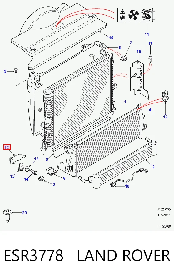ESR3778 Land Rover