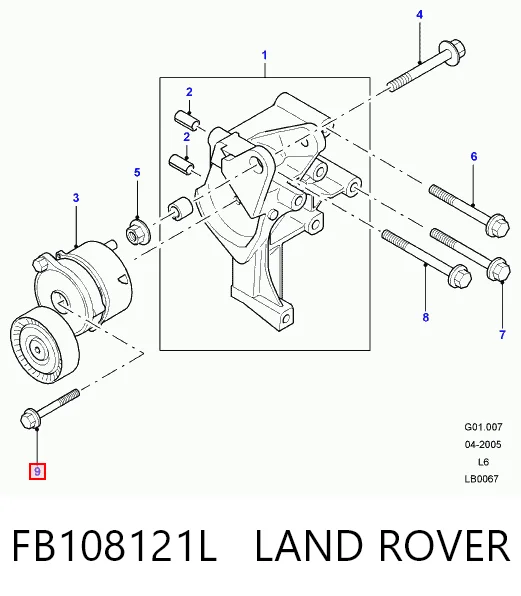 FB108121L Land Rover