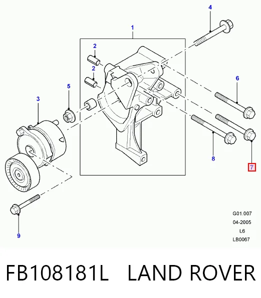 FB108181L Land Rover