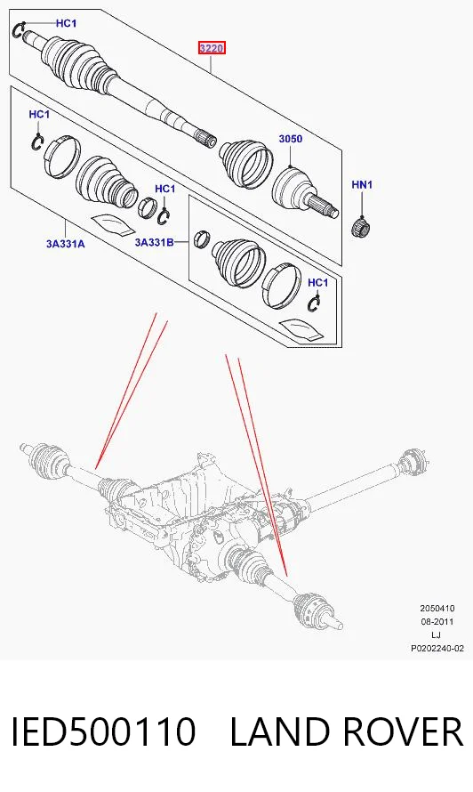 IED500110 Land Rover