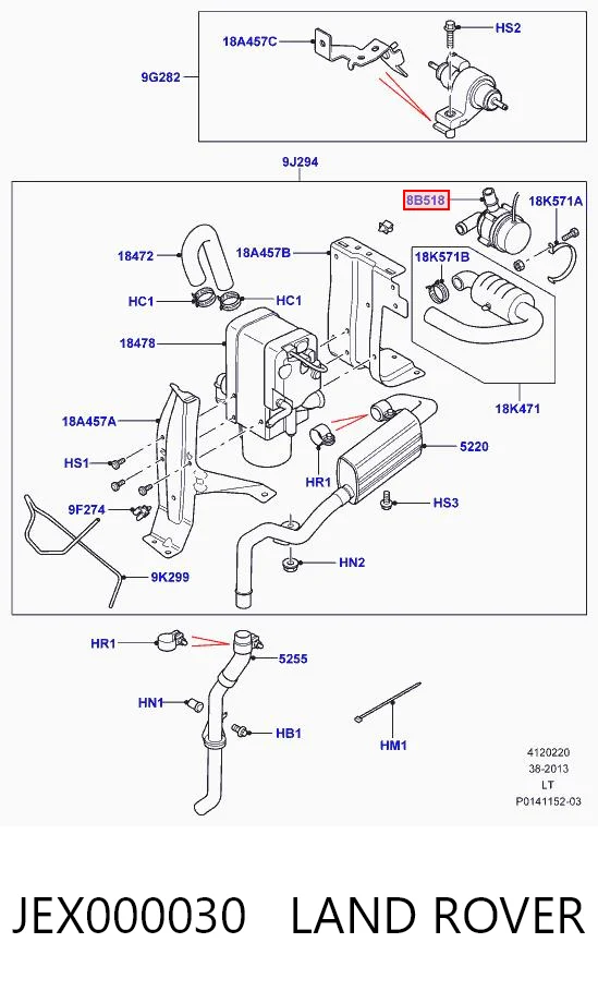 JEX000030 Land Rover