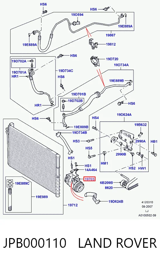 JPB000110 Land Rover