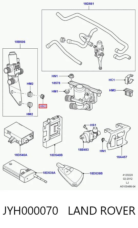 JYH000070 Land Rover