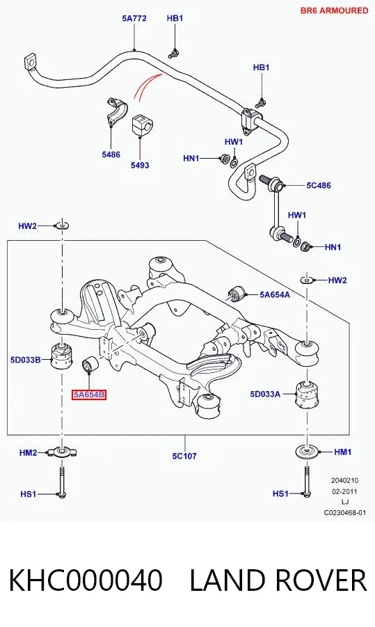 KHC000040 Land Rover