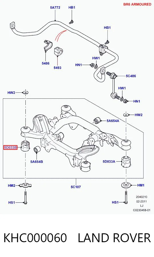 KHC000060 Land Rover