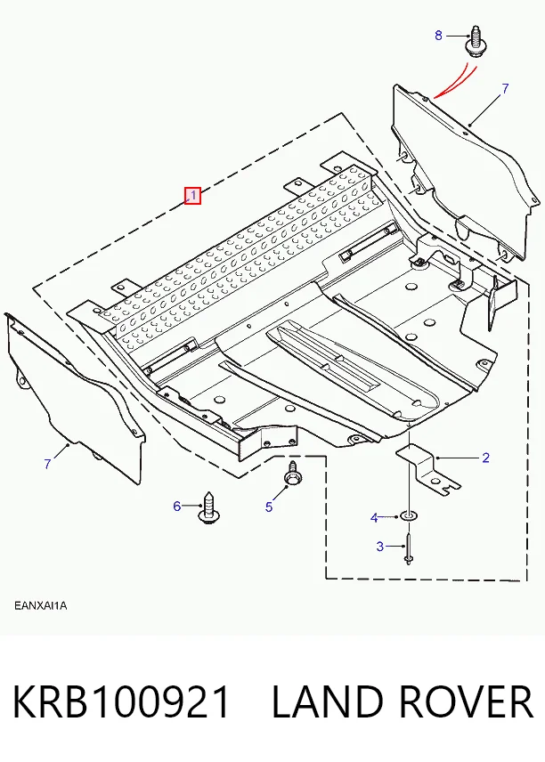 Pára-choque traseiro para Land Rover Freelander I L314